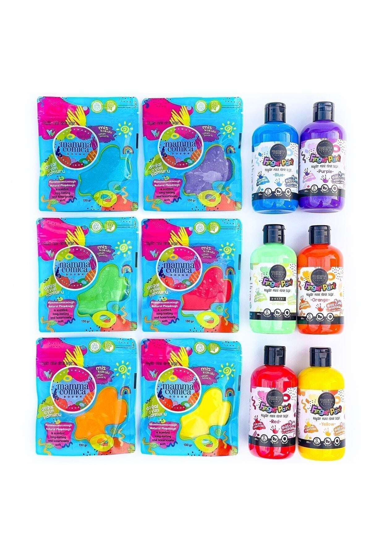 12'li Set - ( Eco Friendly Pack) Parmak Boya