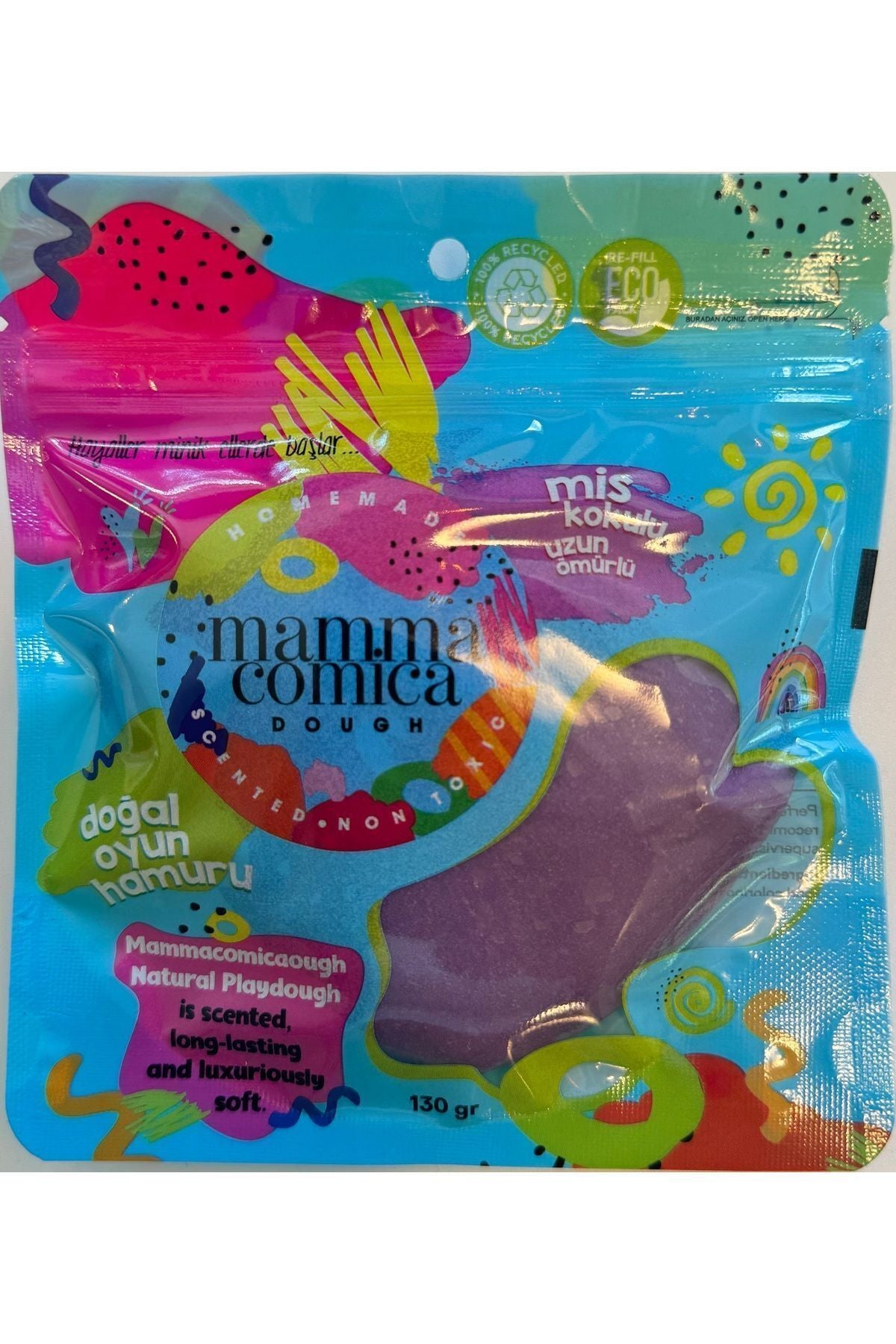 Doğal Oyun Hamuru - Eco/ Friendly Paket 130gr