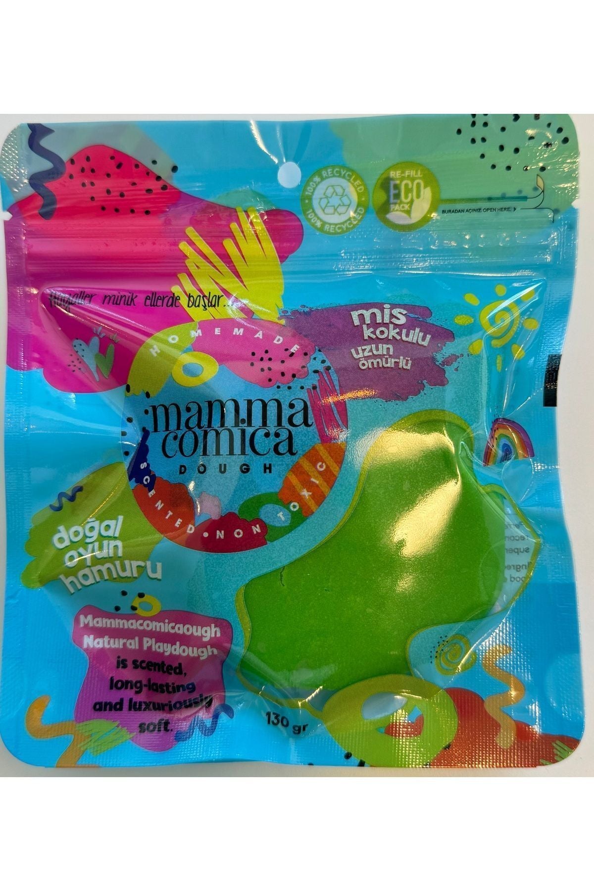 Doğal Oyun Hamuru - Eco/ Friendly Paket 130gr