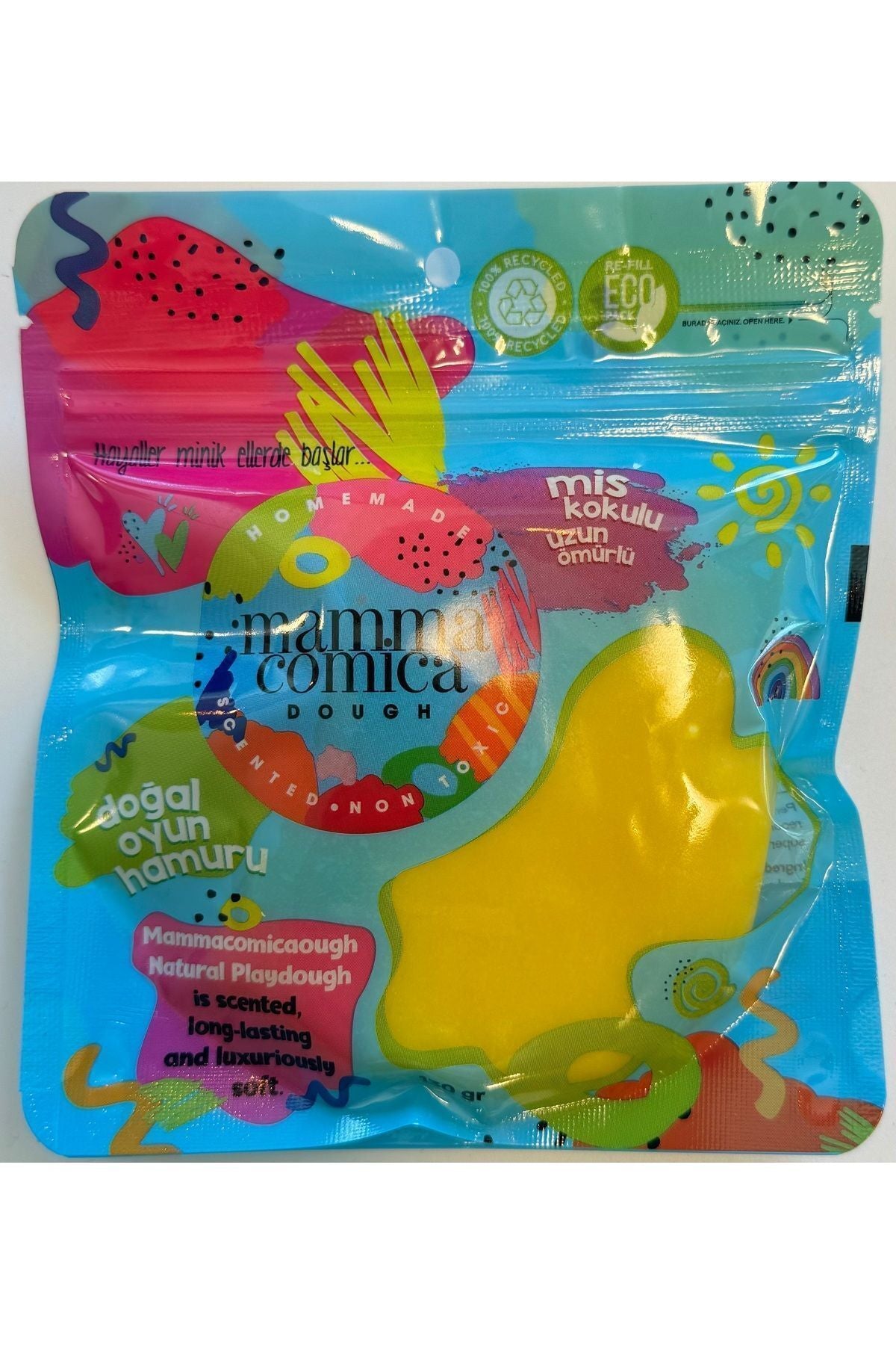 Doğal Oyun Hamuru - Eco/ Friendly Paket 130gr