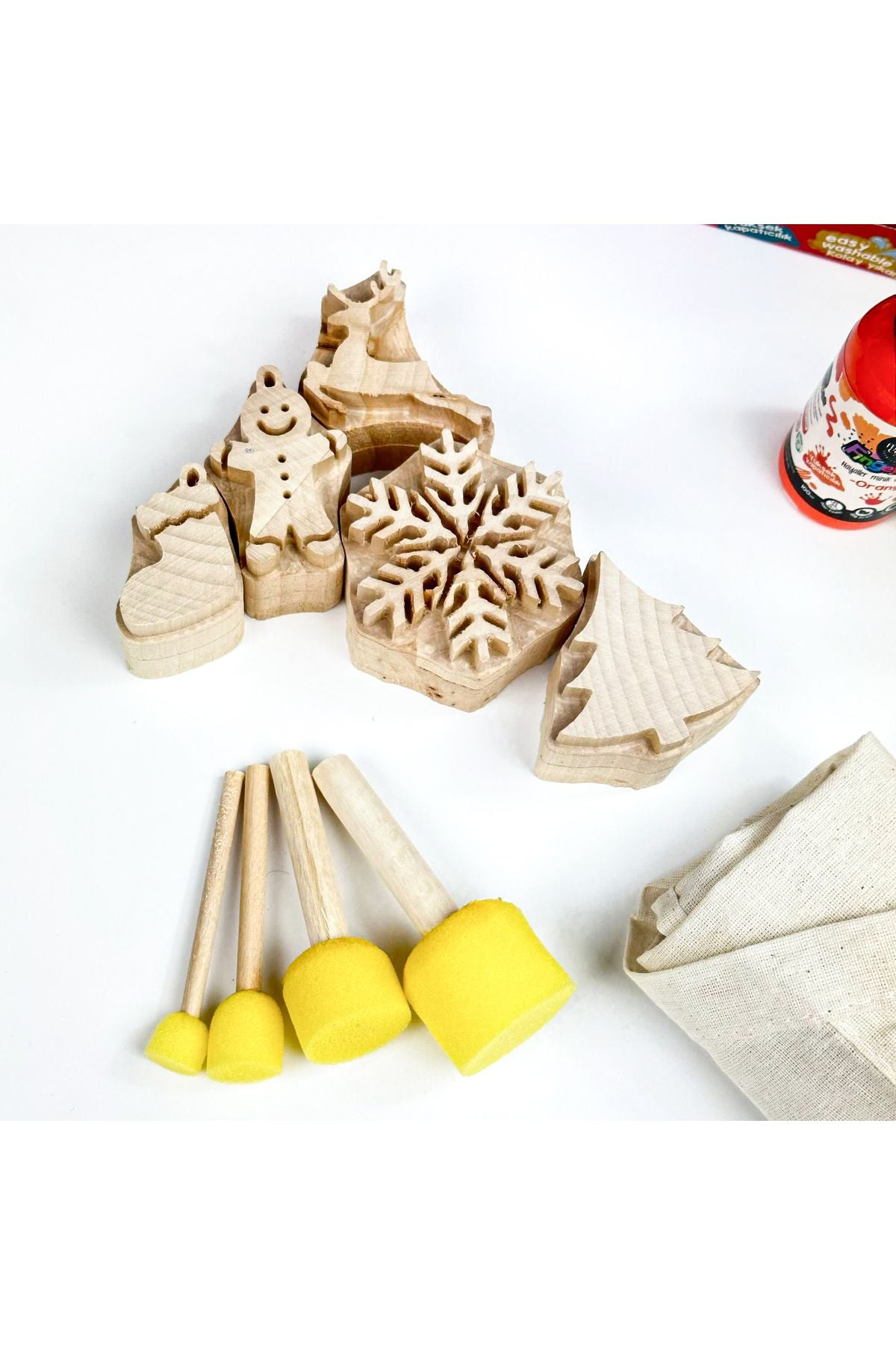 Happy New Year Parmak Boya Seti