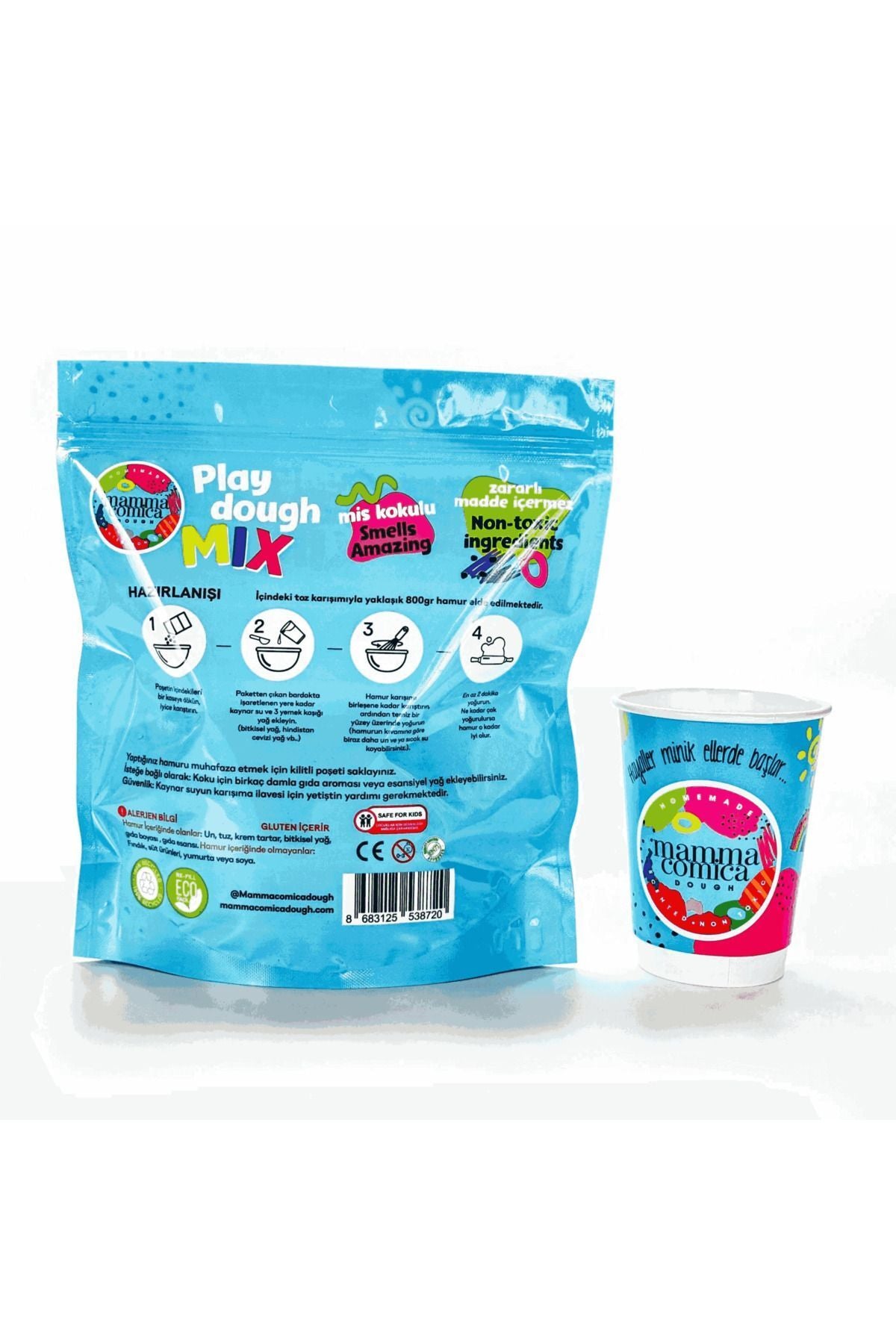 Mammacomica Dough Kendin Yap Kendin Oyna Toz Karışımı