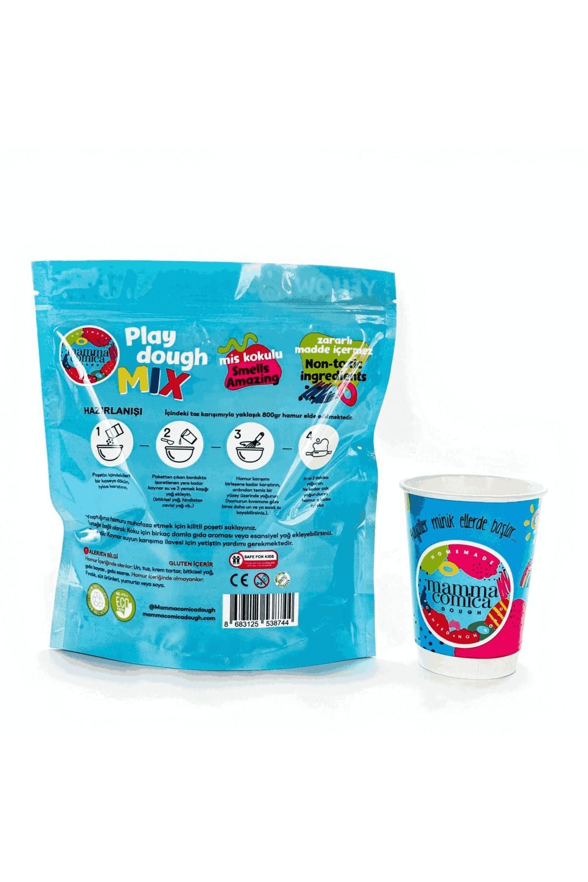 Mammacomica Dough Kendin Yap Kendin Oyna Toz Karışımı