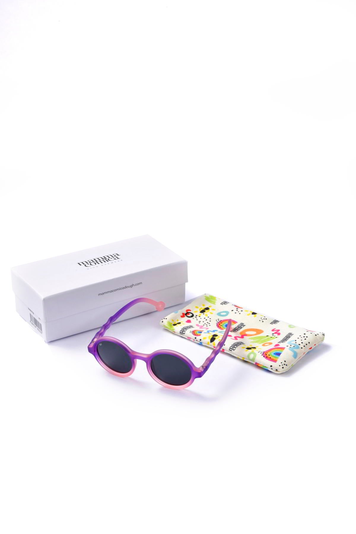 Mammacomica UV-400 Korumalı Polarize Unisex Çocuk Güneş Gözlüğü - #C (2-6 yaş)