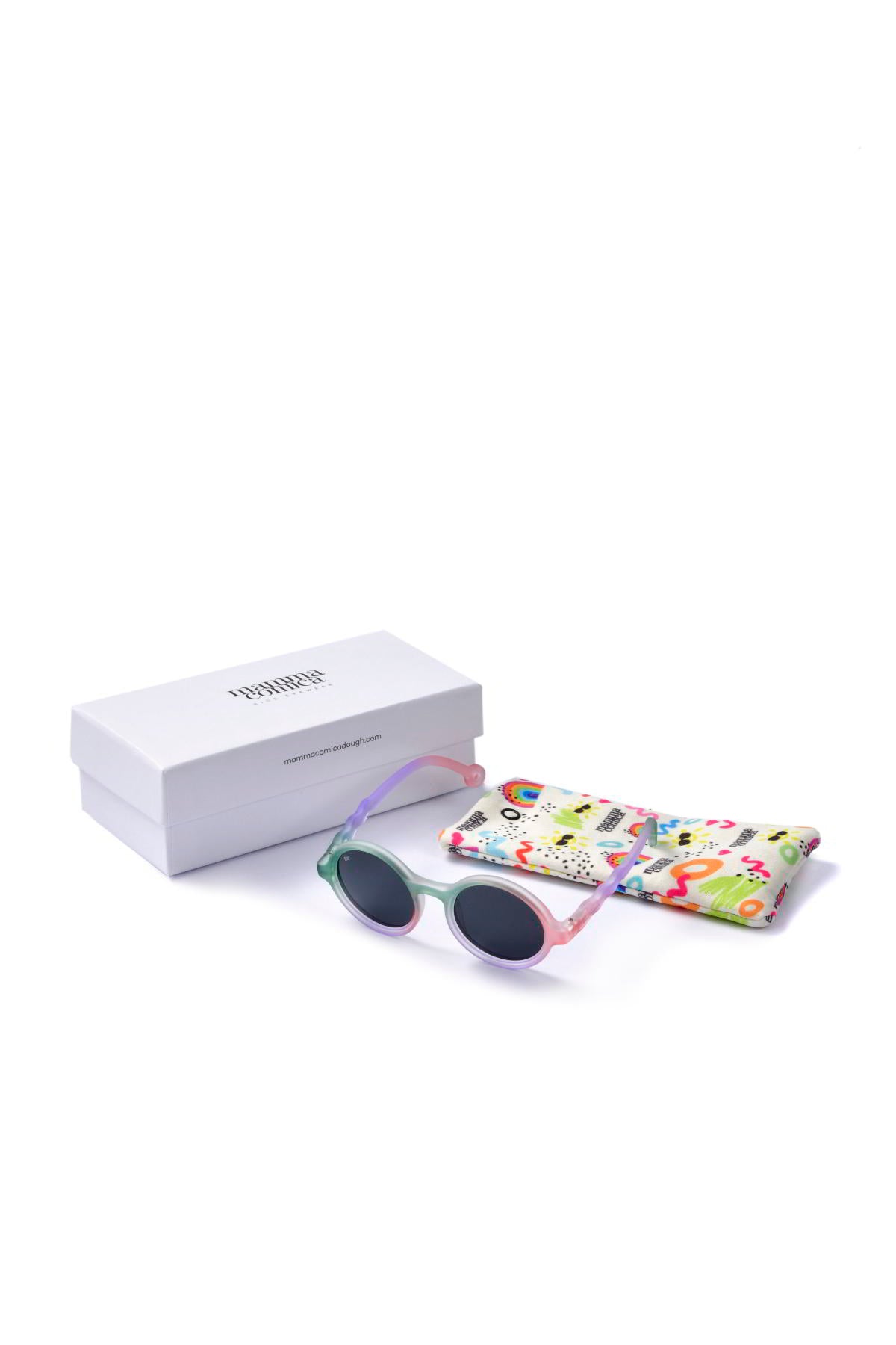 Mammacomica UV-400 Korumalı Polarize Unisex Çocuk Güneş Gözlüğü - #C (2-6 yaş)
