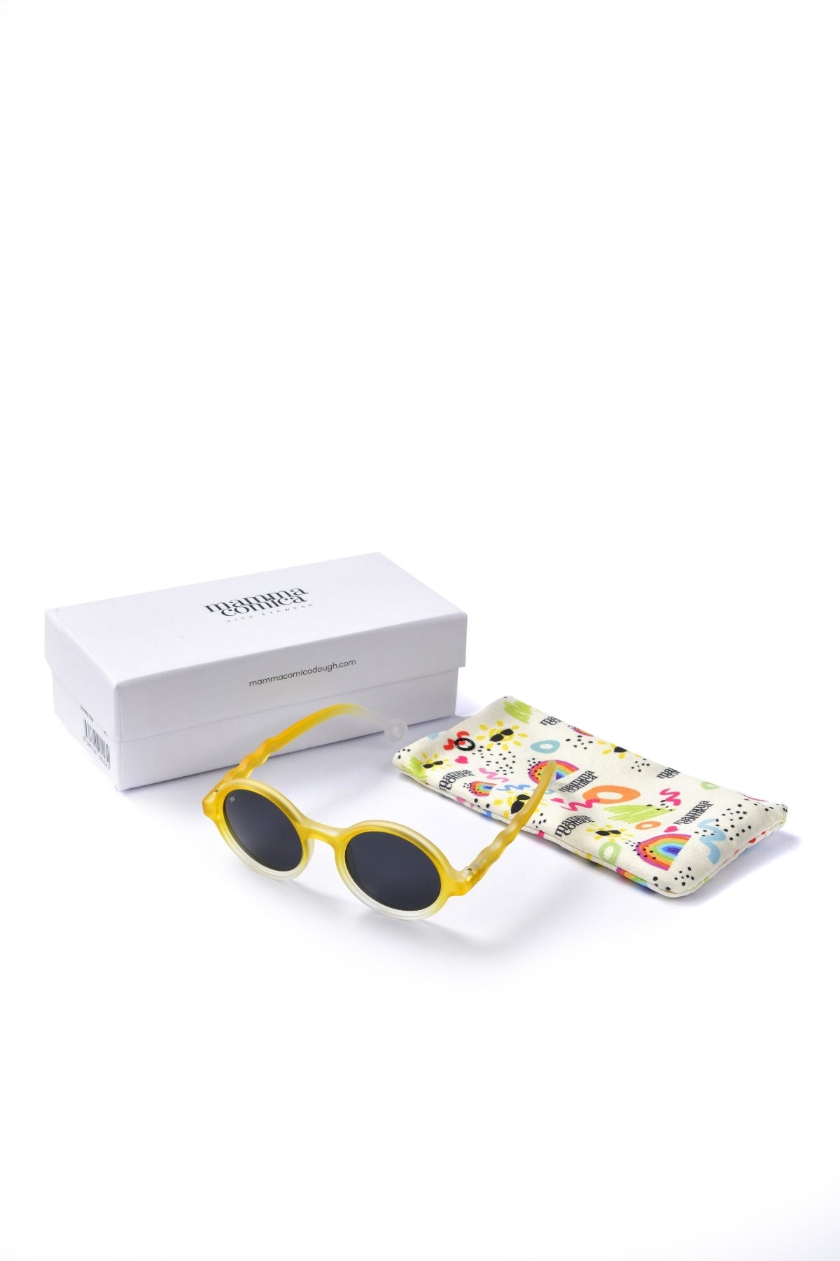 Mammacomica UV-400 Korumalı Polarize Unisex Çocuk Güneş Gözlüğü - #C (2-6 yaş)