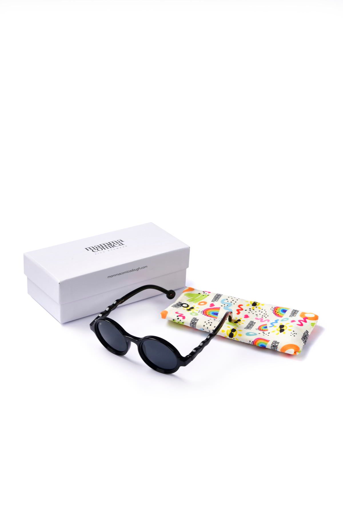 Mammacomica UV-400 Korumalı Polarize Unisex Çocuk Güneş Gözlüğü - #C (2-6 yaş)